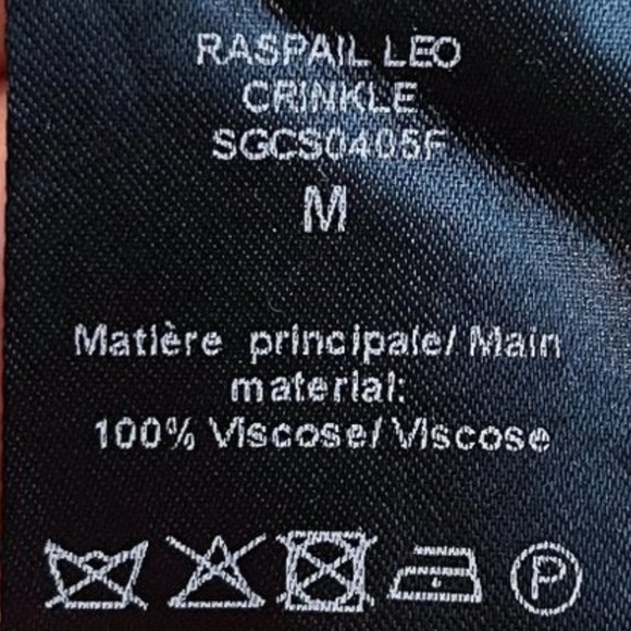 Zadig & Voltaire Raspail Leopard Print Crinkle Dress | Fits Medium - Picture 13 of 14